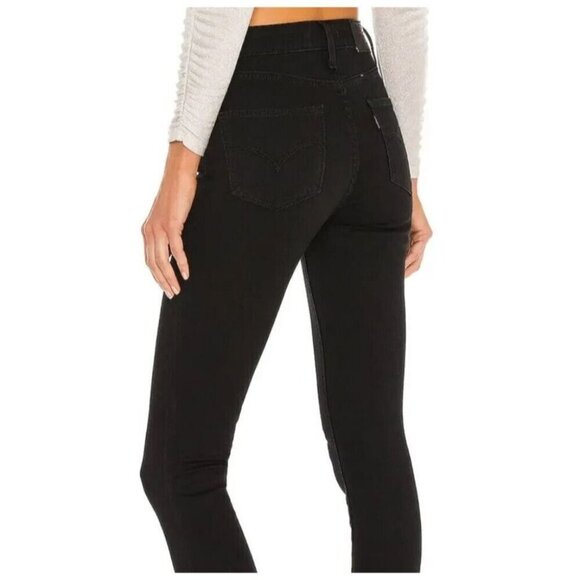 Levi's 721 High Rise Skinny Jeans Size XS 25 x 30 Soft Black $95 - Picture 16 of 16